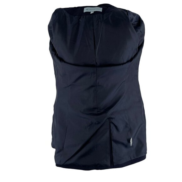 Tuckernuck Hawthorne Blazer Navy Blue Longline Single Breasted Two Button Small - Picture 8 of 15